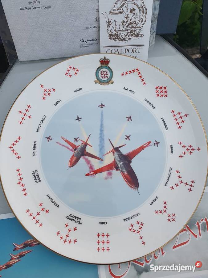 Coalport talerz RAF