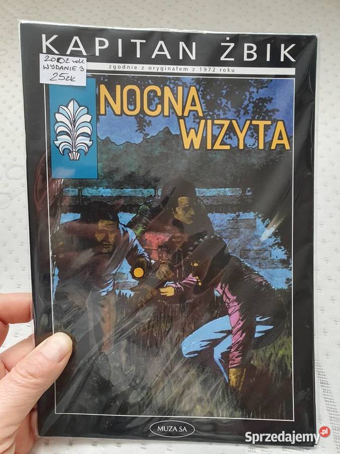 Kapitan Żbik Nocna Wizyta komiks wydawnictwo Komiksy pomorskie Gdynia