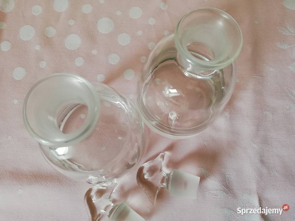 Karafki 2 sztuki Porcelana i szkło sprzedam