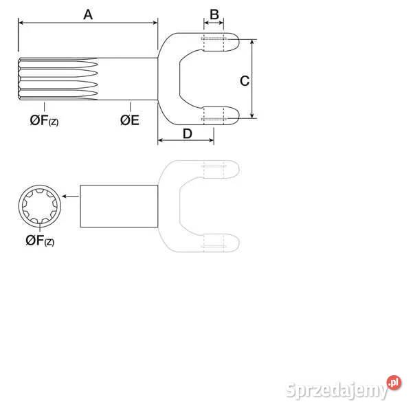 Półoś krótka most Carraro Renualt Massey nieuszkodzony mazowieckie Zbuczyn