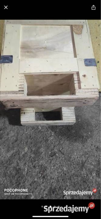 Skrzyneczka paletowa z pokrywą Gliwice