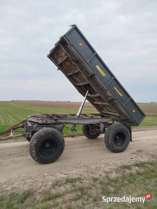 Przyczepa wywrotka d47 d55 d45 thk hl bss nieuszkodzony Przyczepy rolnicze łódzkie Sieradz