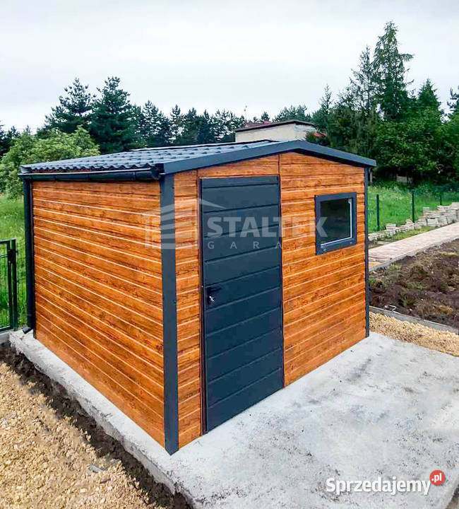 Schowek domek ogrodowy 3x4m drzwi okno