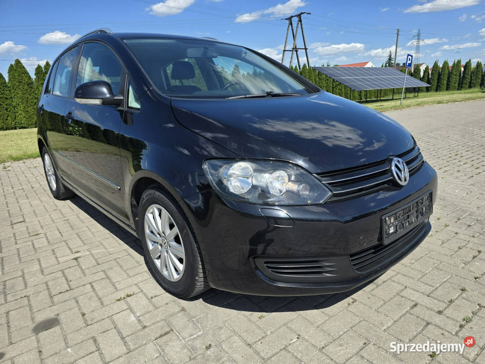 Volkswagen Golf Plus 16TDI czarny Samochody osobowe Kutno