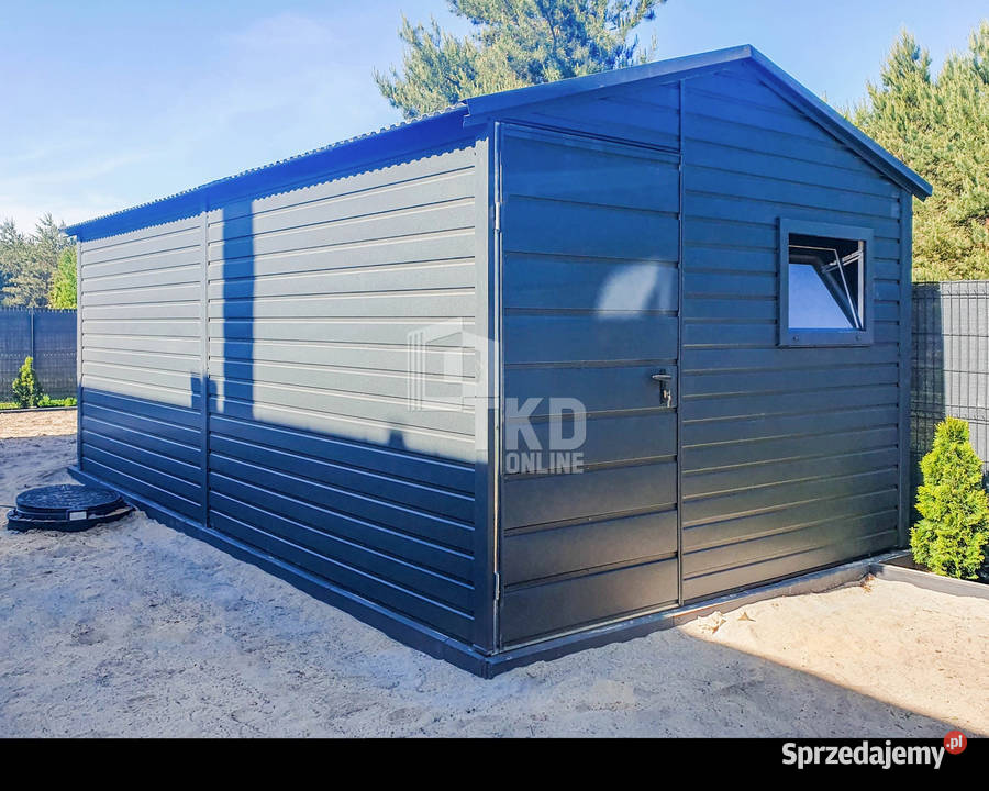 Schowek Domek Ogrodowy 3x6 Drzwi Okno Antracyt Opole
