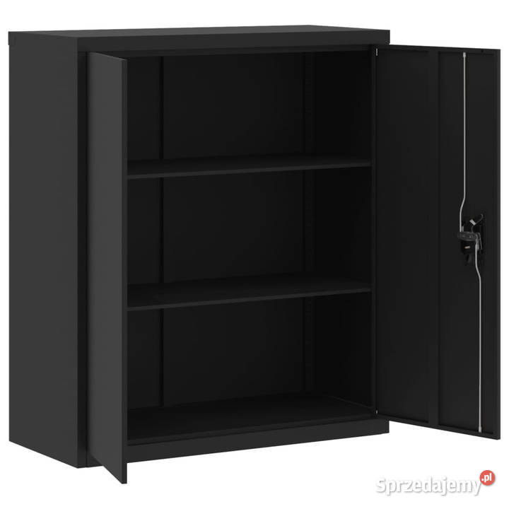 Szafka na dokumenty czarna 90x40x105 stalowa Warszawa sprzedam