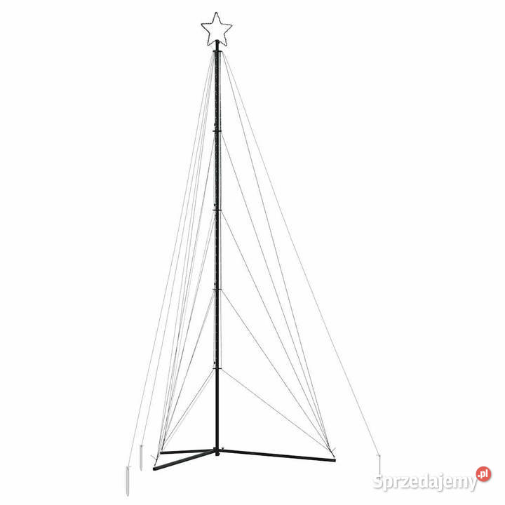 Lampki choinkowe 615 niebieskich LED 4045