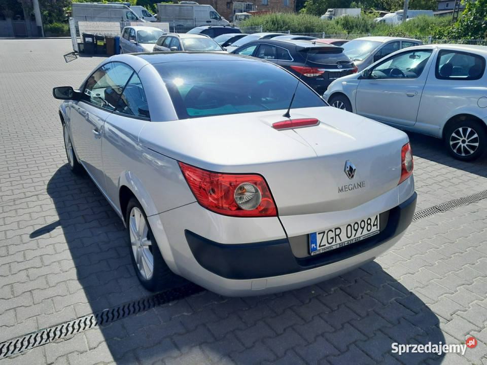 Renault Megane 16i CABRIO klimatronik alufelgi Rok produkcji 2006 zachodniopomorskie Gryfino