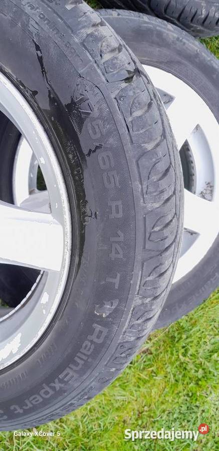 Koła 4x100 z oponami i felgami