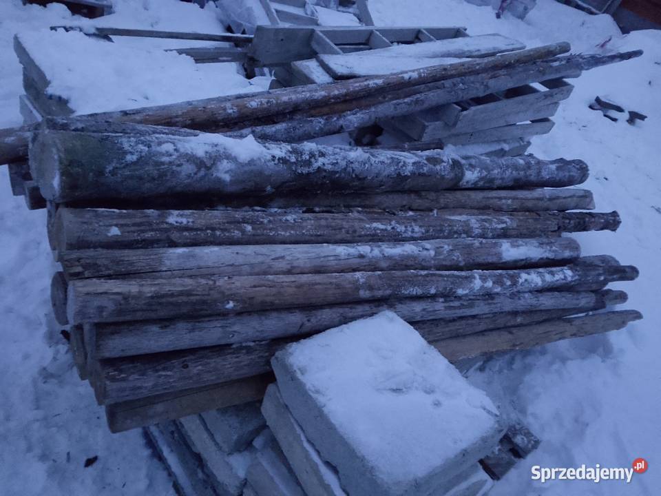 Stemple budowlane sosnowe jodłowe suche metr Mirzec