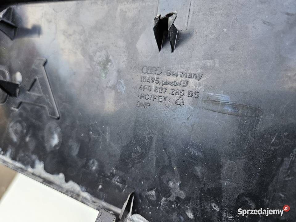 AUDI A6 C6 0812 RAMKA PODKŁADKA TABLICY Międzychód