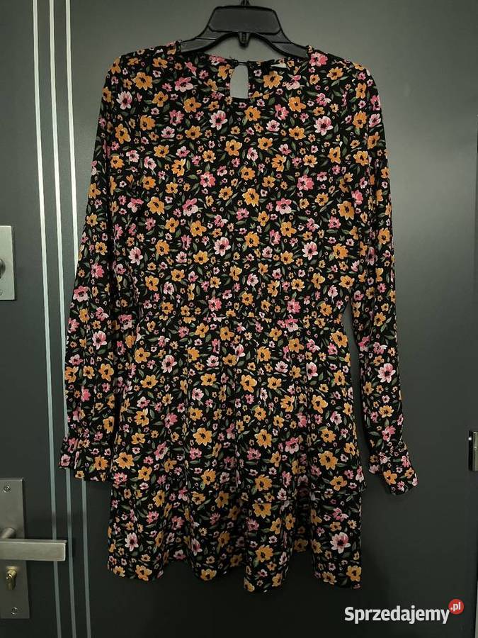 HM sukienka modny wzór kwiaty kwiecista hit blog Spódnice i sukienki Choszczno sprzedam