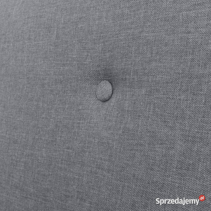 Sofa 3osobowa tapicerowana tkaniną jasnoszara Warszawa