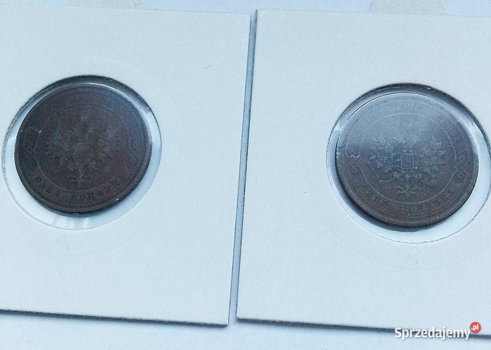 ROSJA1 KOPIEJKA1909 r1910 r W HOLDERACH Numizmatyka Legionowo