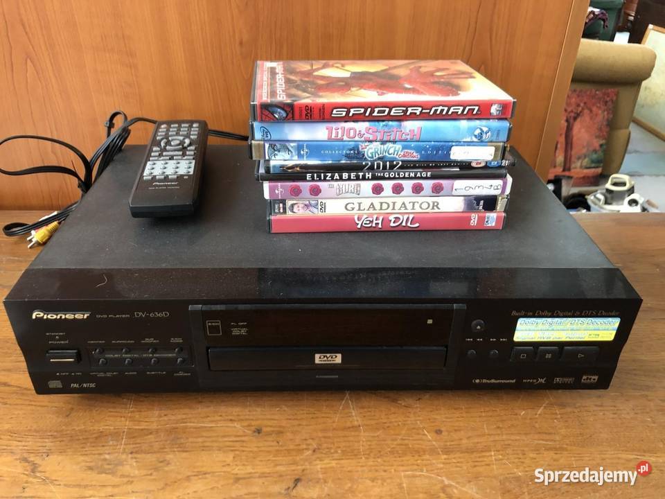 Pioneer DV636D z pilotem Bydgoszcz