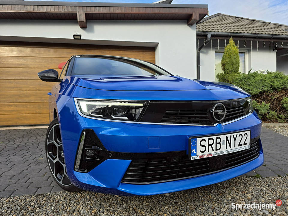 Opel Astra serwis ASO szyberdach plug in L 2021 tempomat śląskie Rydułtowy