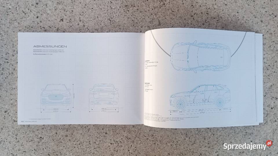 JAGUAR Fpace Prospekt Poradniki, albumy i reportaże śląskie