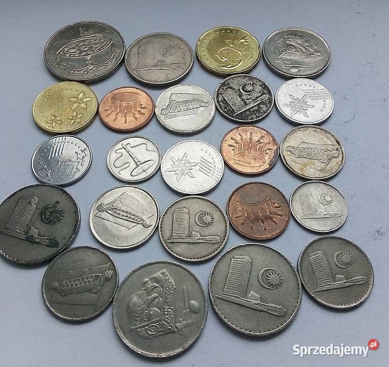MALEZJA23 MONETY ROŻNE Kolekcje Legionowo