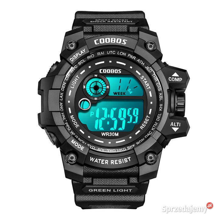 Zegarek męski wojskowy elektroniczny sportowy Zegarki lubuskie Gorzów Wielkopolski