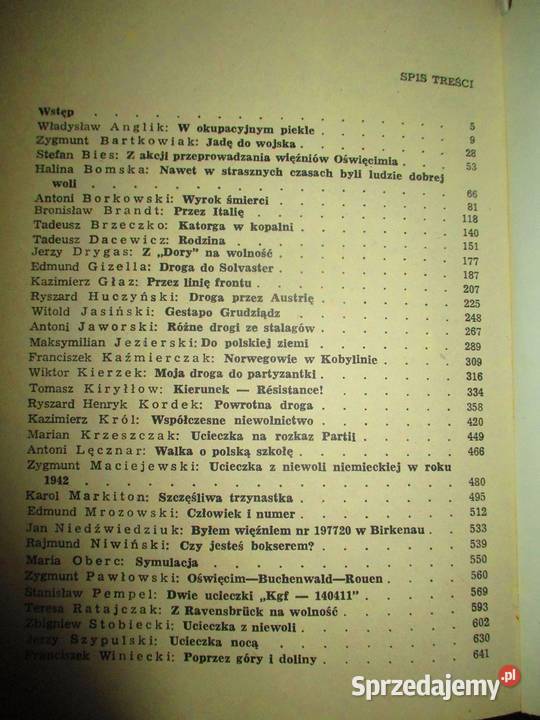 Ucieczki ku wolnościwspomnienia Polaków z lat Pozostałe Łódź sprzedam