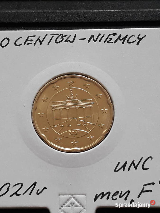 20 Eurocentów Niemcy 2021 r menFmennicze Konin