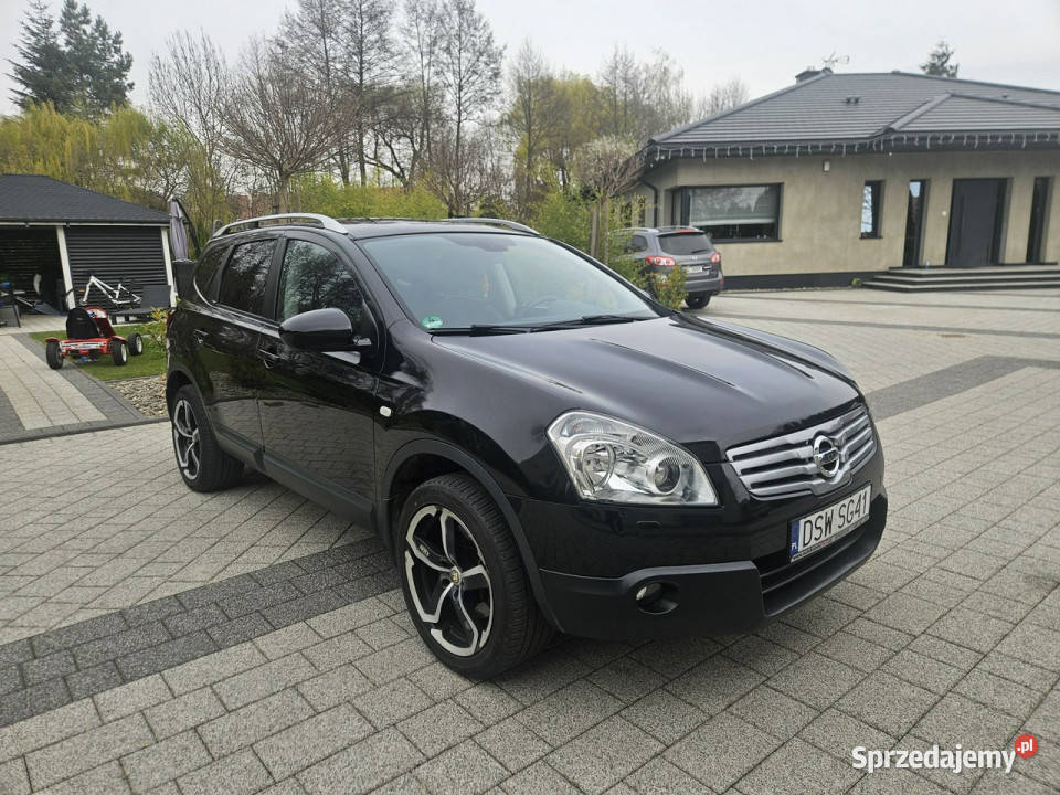 Nissan Qashqai2 20 141 Klimatronik Tempomat 4x4 czarny Strzegom sprzedam