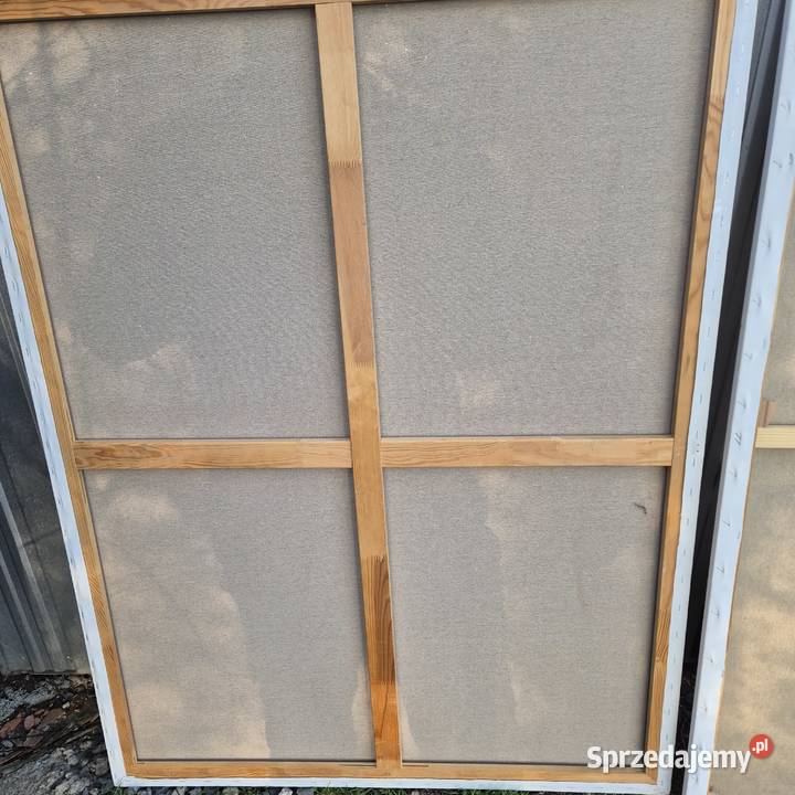 Dwa duże blejtramy 140x80 i 130x100 2 sztuki Brzesko