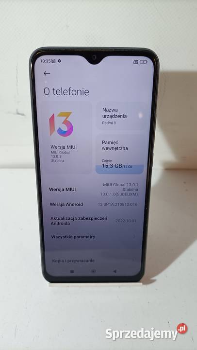 Smartfon Redmi 9 464GB DualSIM
