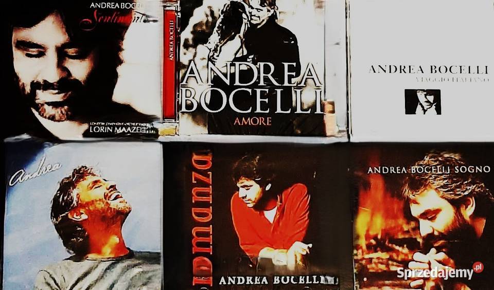 Znakomity Zestaw 5 Albumów CD Andrea Bocelli Płyty i kasety Poznań