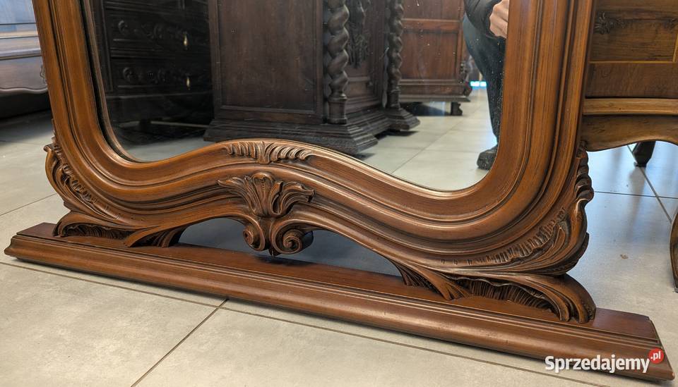 Piękne włoskie lustro orzech sklep Dąbrowa Dąbrowa Górnicza