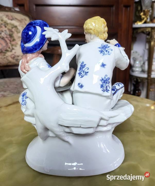 Porcelanowa Duża Figurka Figurki i rzeźby Kalisz