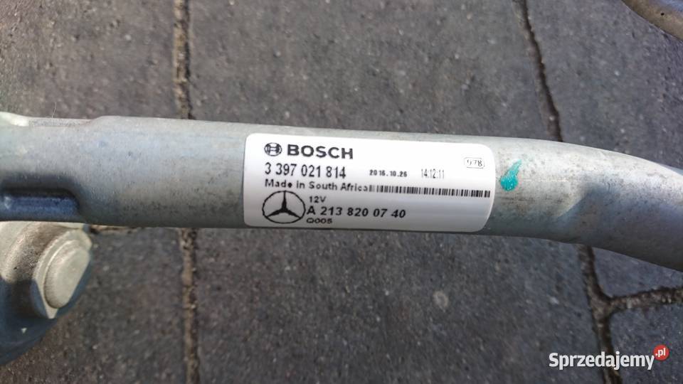 Mercedes E W213 mechanizm wycieraczek silniczek