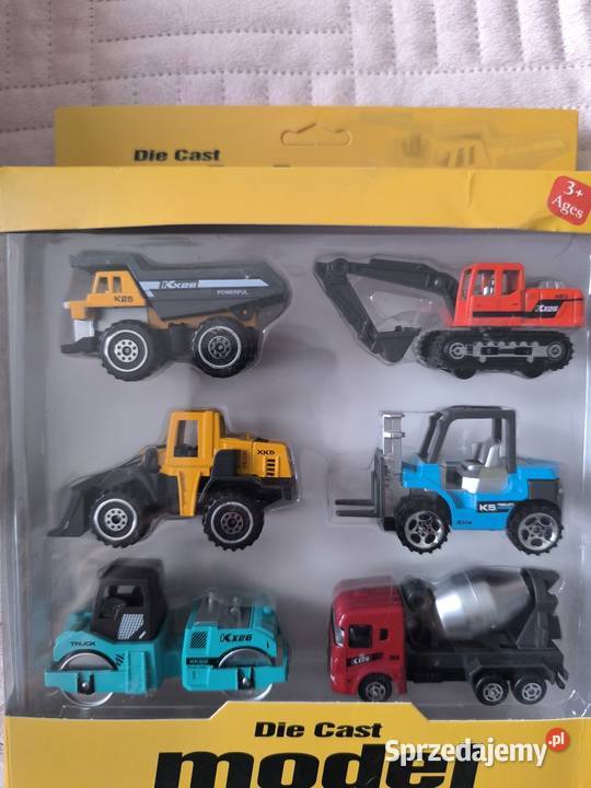 Zestaw pojazdów budowlanych dzieci Łęczna