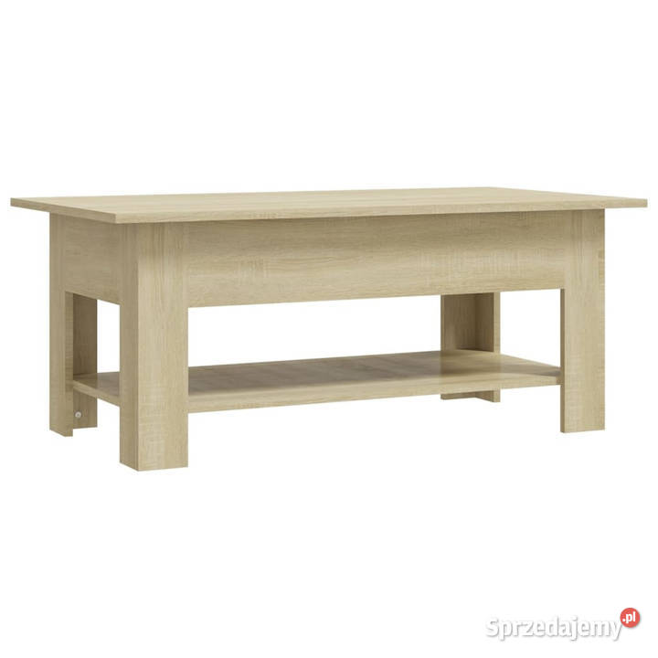 Stolik kawowy dąb sonoma 102x55x42 materiał Stoły