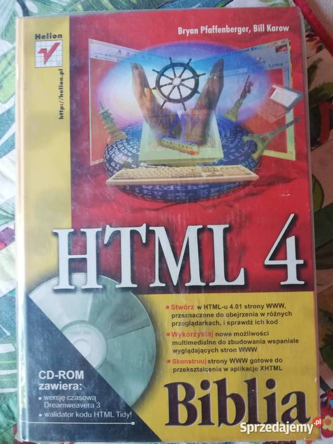 HTML 4 Biblia Bryan Pfaffenberger Bill Karow małopolskie Kraków