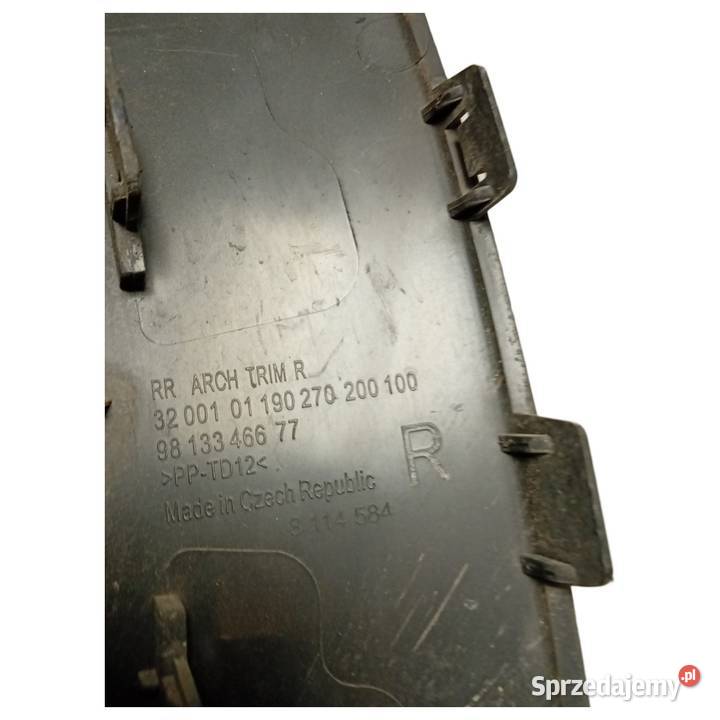Prawa listwa nadkola Citroen C3 III 9813346677 wielkopolskie