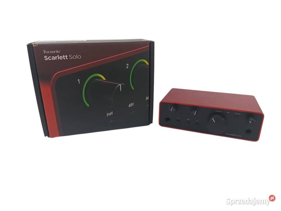 Interfejs audio Focusrite Scarlett Solo 4th Gen Katowice