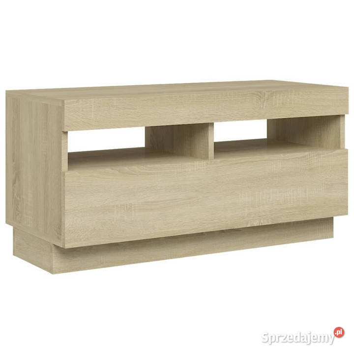 Szafka TV z oświetleniem LED dąb sonoma 80x35x40 Warszawa