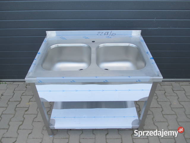 Zlew Gastronomiczny 2 Komorowy Z Półką 1007085 wielkopolskie Ostrów Wielkopolski