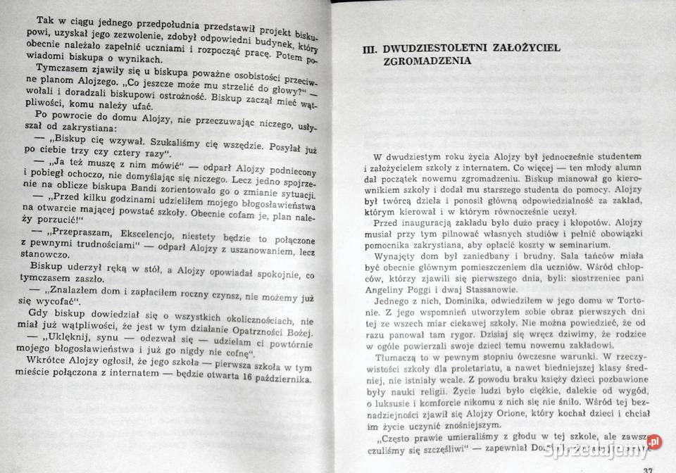 Rozbójnik Boży Historia księdza Orione Ojca Chełm sprzedam