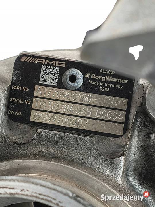 TURBOSPRĘŻARKA Mercedes W205 W213 E63 AMG 40 V8 Chełm