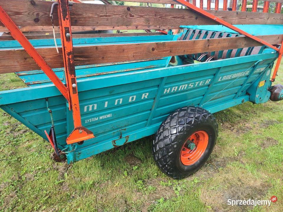 Przyczepa samozbierająca samozbierajace zbierak Limanowa