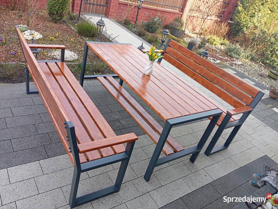 Huśtawka ogrodowa pergola drewniana masywna małopolskie sprzedam