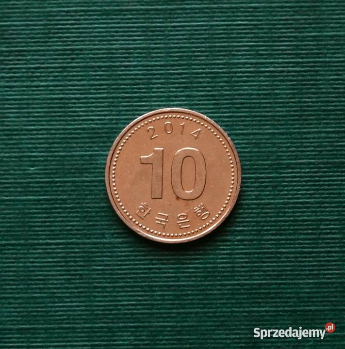 Korea Południowa 10 wonów 2014r Gliwice