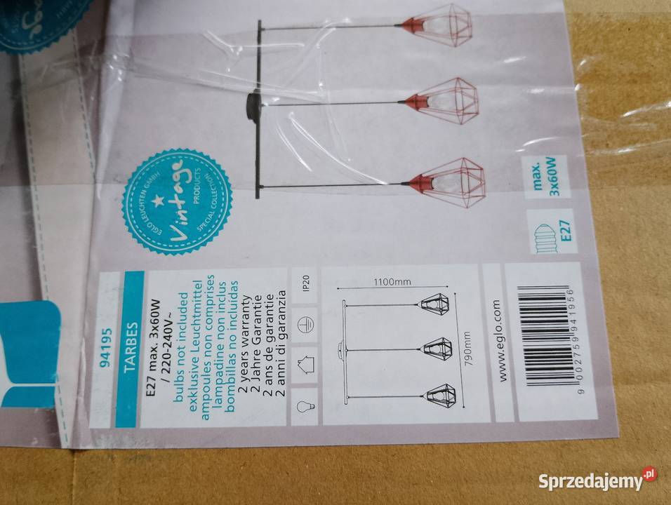 Lampa sufitowa sprzedam