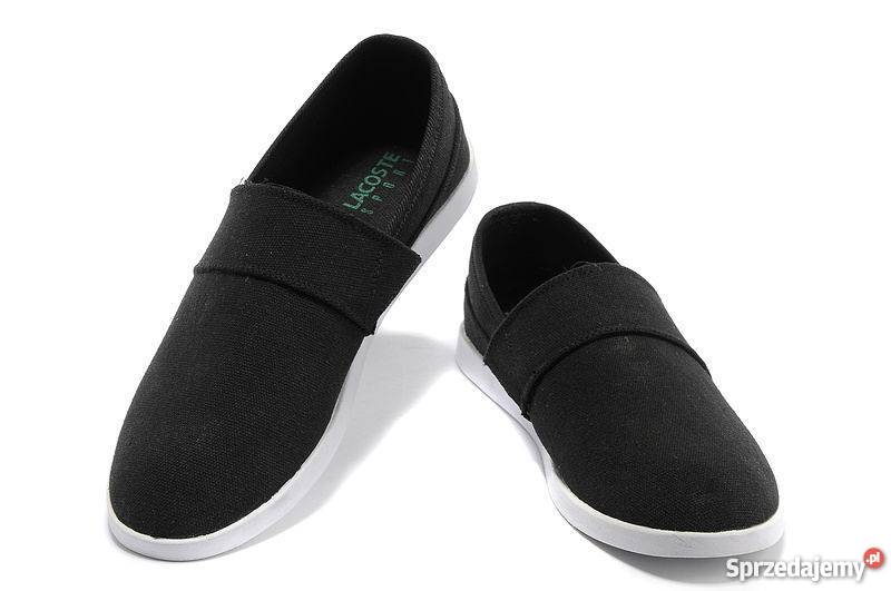 lacoste mokasyny męskie czarne 40 41 42 43 44 45 Katowice