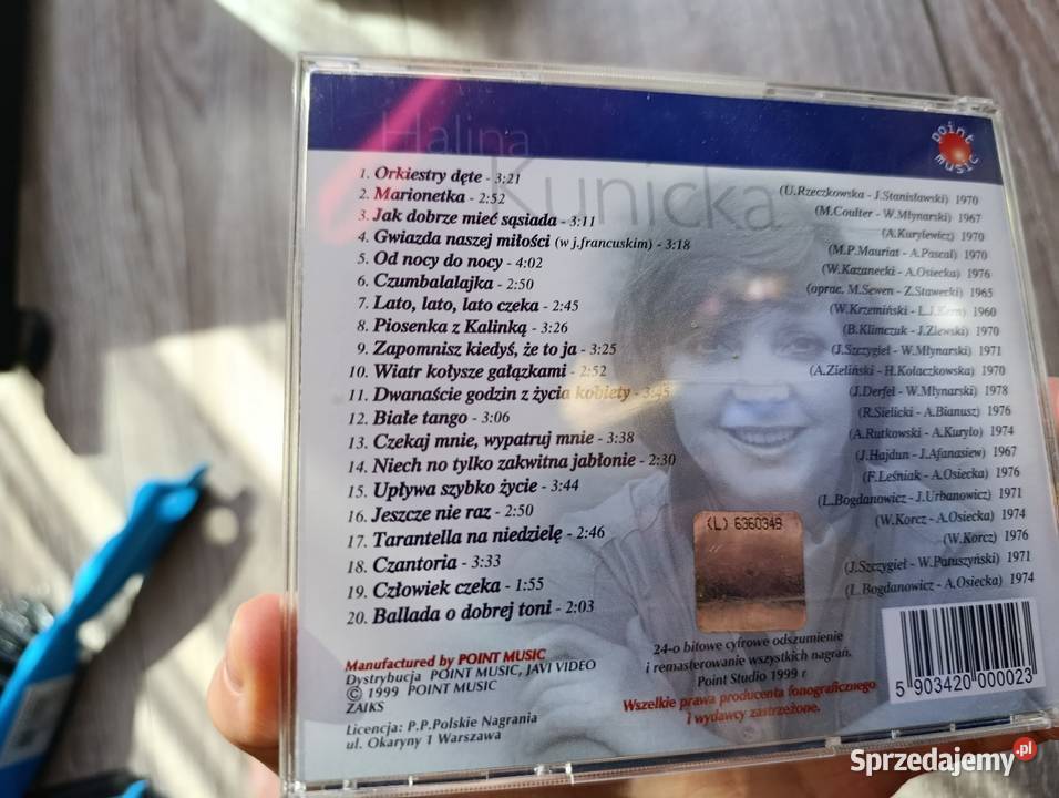 Halina Kunicka złote przeboje platynowa kolekcja CD Poznań