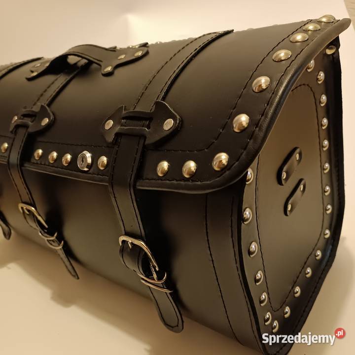 SAKWA CENTRALNA SKÓRA NATURALNA 65 ZAMKI CHOPPER Sakwy i torby