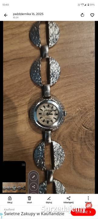 Zegarek damski Glashutte 17 rubis Stobno