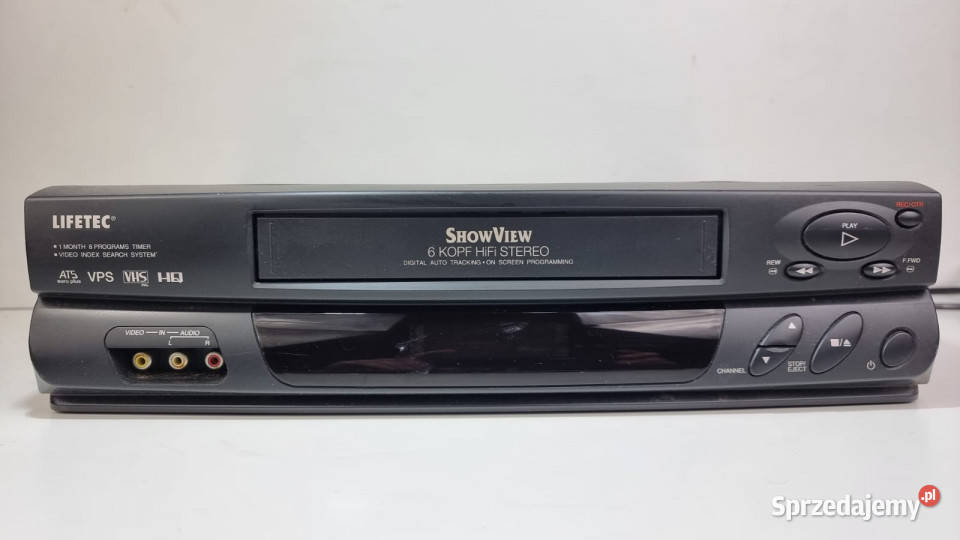 Video magnetowid Lifetec LT8950 LT 8950 6 head wielkopolskie